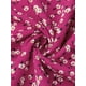 thumbnail image 5 of Vestido Floral con Mangas Abullonadas, Espalda Fruncida y Escote Corazón para Mujer XL Rosa Fucsia, 5 of 6
