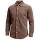 thumbnail image 2 of pstuiky camisetas de manga larga para hombre, Camisa informal de manga larga con solapa y botones para hombre Tops de talla grande para hombre m, 2 of 6