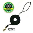 thumbnail image 3 of Four Paws Cotton Web Dog Lead, Black 30 feet, 3 of 8