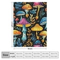 thumbnail image 4 of Orinice Mushrooms Plants Psychedelic Warm Lightweight Blanket Soft Fleece Throw Blanket for All Seasons, Living Rooms Sofa Decor Cow Gifts, Super Soft Long-Lasting Blanket 40x50in, 4 of 6