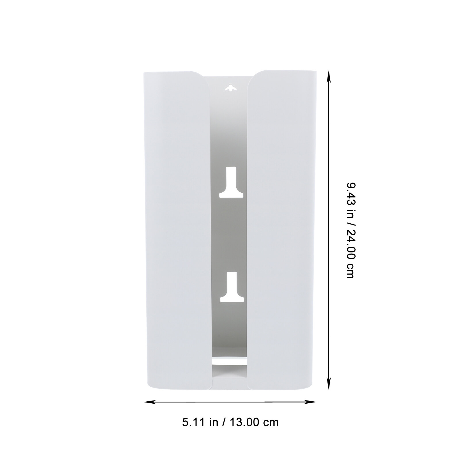 Wall Mounted Tissue Box Wall Tissue Dispenser Vertical Style Wall