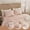 Pink, variant on Serta Simply Clean Pleated Duvet cover King