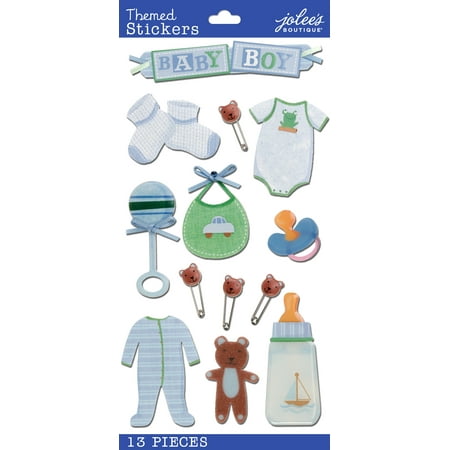 Wilton Jolees Baby Boy Mixed Stickers - Walmart.com