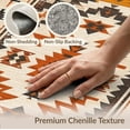 thumbnail image 6 of ODIKA Tiger Tattoo Southwestern Spotted Bold Cowboy Aztec Cave Leopard for Home Office, Hallway, Laundry Room, Non-Slip Chair-Friendly, 6 of 7