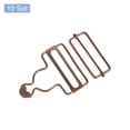 thumbnail image 3 of Unique Bargains Overall Buckles 10 Sets Metal Suspender Replacement Buckles 50mm Copper Tone, 3 of 6