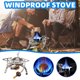 thumbnail image 1 of Estufa portátil de gas butano | Estufa de camping de alta potencia de 3500 W, resistente al viento, ideal para senderismo y picnics | Diseño compacto dividido con encendido piezoeléctrico y patas de, 1 of 9