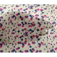 thumbnail image 4 of oneOone Viscose Chiffon Fabric Ikat Stripe|Diamond & Triangle Geometric Printed Craft Fabric BTY 42 Inches Wide, 4 of 4