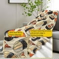 thumbnail image 3 of Sushi Pattern Blanket, Fun Food-Themed Fleece Throw with Cartoon Sushi Design, Soft Cozy Lightweight Blanket, for Sushi Lovers, 50x60 in,Decor, 3 of 6