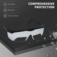 thumbnail image 6 of ZHaobin Pilot Safety Glasses View Limiting Fog Cloud Eyewear CE Certified IFR Training Aviation Flight Goggles Frosted Adjustable Frames (4pcs), 6 of 7