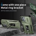 thumbnail image 5 of Allytech Rugged Case for Motorola Moto G (2023), [Slide Camera Cover] [360° Rotating Kickstand] [Military Protection] [Magnetic Car Mount] Non-Slip Anti-Scratch Shockproof Heavy Duty Case - Green, 5 of 8