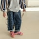 thumbnail image 4 of Spring Autumn Children's Jeans 1-6Y Korean Style Print Denim Pants for Girls Boys Baby  Loose Trousers Kid's Clothing, 4 of 6