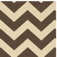 thumbnail image 3 of SAFAVIEH Courtyard Bailey Chevron Indoor/Outdoor Runner Rug, Dark Brown, 2'3" x 8', 3 of 7