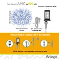 thumbnail image 3 of Luces de navidad 500 led serie JUMBO SIZE interior / exterior jardín fachada Decoración Navidad eventos bodas Artego  LED christmas string lights con temporizador Blanca, 3 of 9