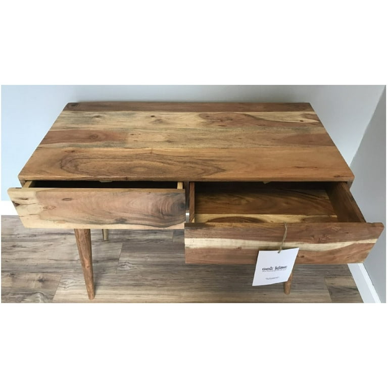 Chicago Solid Wood Desk 3 Colors available Finished Back