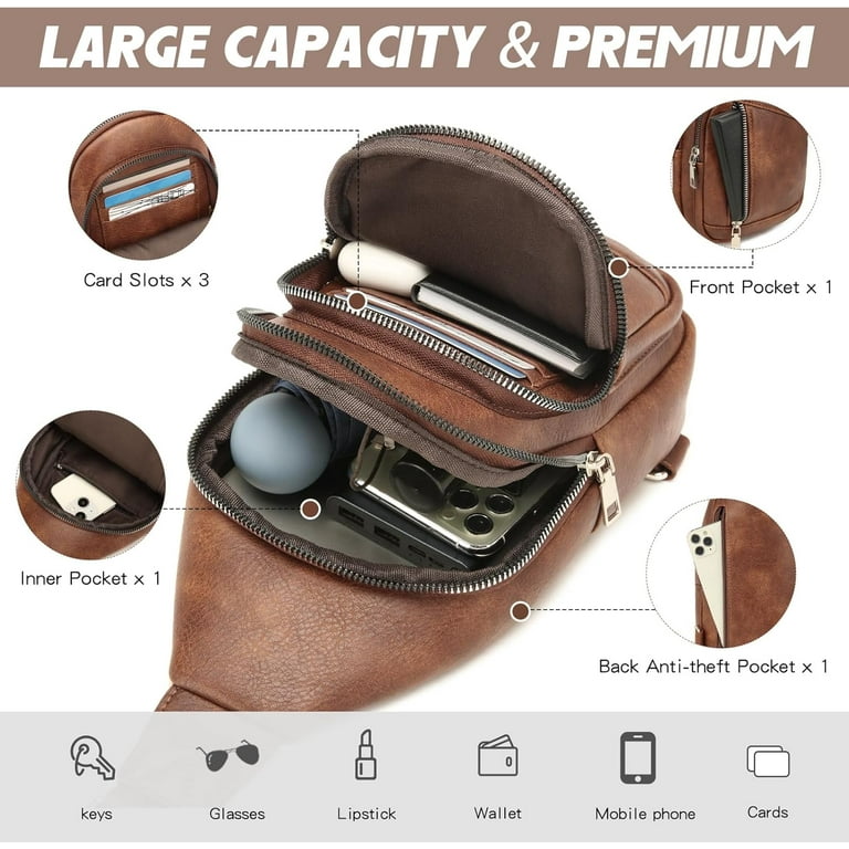crossbody and backpack leather Walker Small go with the satchel handle Crossbody Leather Convertible Tote Backpack