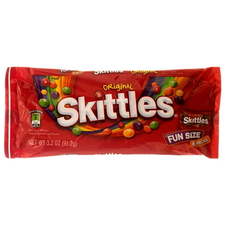 New 336978 Skittles Fun Size 6Ct (24-Pack) Candy Bag Cheap Wholesale Discount Bulk Candy Candy ...