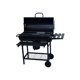 thumbnail image 2 of Asador de Carbón tipo Barril con Mesa de Trabajo y Termómetro 45in, 2 of 4