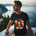 thumbnail image 5 of Men's Graphic TeeFlowers (14) Letter Print T-Shirts Round Neck Short Sleeves Sizes XS-5XL Summer Daily Casual Tops, 5 of 5