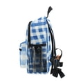 thumbnail image 4 of FORMRS School Backpack with Front Zippered Pocket 12" Student Travel Daypack, Blue Plain, 4 of 6