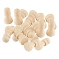 thumbnail image 1 of Abbracc 20/50 Wooden Chess Set Chess Pieces Table Board Game Kids Educational Toys A A, 1 of 9