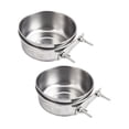 thumbnail image 2 of Tazas de Alimentación para Pájaros Strade Fareast Acero inoxidable 12cmx5cm, 2 of 8