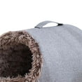 thumbnail image 3 of Transpirable Cat House Nest Dog Bed Kennel lavable para interior al aire libre invierno cálido Gris jinwen casa del gato, 3 of 3