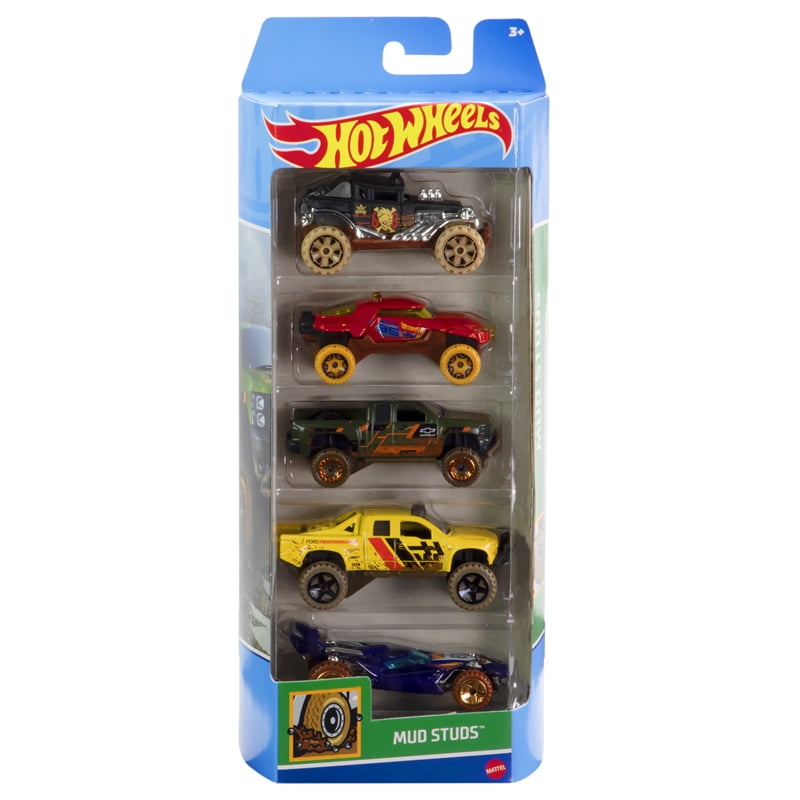 Original Hot Wheels 5 Car Pack Toys Boys 1/64 Diecast Retro Racers