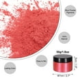 thumbnail image 2 of Uxcell Poudre de Mica 50g/1.8oz pour Kit de Résine Époxy, Rouge Irisé, 2 of 6