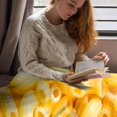 thumbnail image 5 of Yibo Hamburger Fleece Flannel Gift Blanket Realistic Interesting Food Blanket Lightweight Soft Cute Cozy Blanket for Bed Couch Travel Outdoor for Teens, 5 of 8