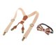 thumbnail image 2 of Conjunto de y corbatín para niños, correas elásticas de construcción en Y para espalda, para pantalones para Beige Zulema tirantes para niños, 2 of 8