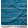 thumbnail image 1 of Soimoi Silk Fabric Stripe,Anchor Hook & Skull Halloween Fabric Prints by Yard 42 Inch Wide, 1 of 1
