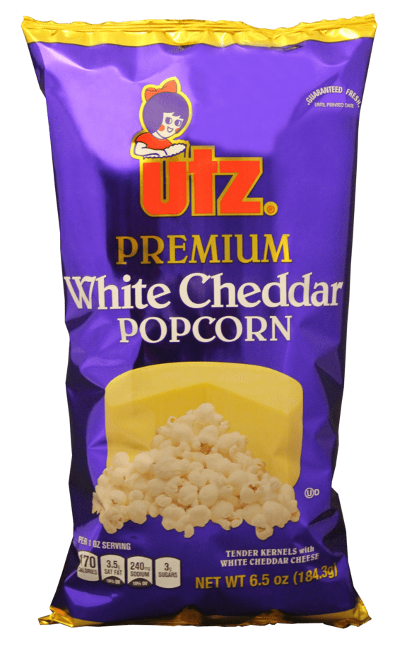 Utz Premium White Cheddar Popcorn 6.5 oz