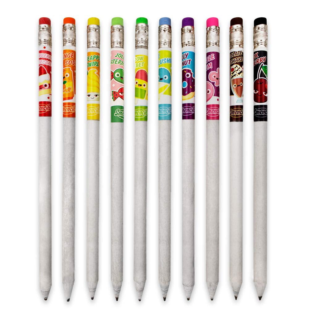 Graphite Smencils Cylinder - HB #2 Scented Pencils, 50 Count, Gifts for Kids, Party Favors, Classroom Rewards