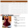 thumbnail image 7 of Homchy Women Sleeveless Strap Velvet Petite Cocktail Beach Evening Party Sexy Low Cut V Neck Mini Gowns Dress, 7 of 7