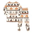 thumbnail image 4 of Leey-World Halloween Pajamas Kids Boys Girls Pajamas Sets Kids 2-Piece Sleepwear Cotton Raglan Long Sleeve Casual Clothes, 4 of 9