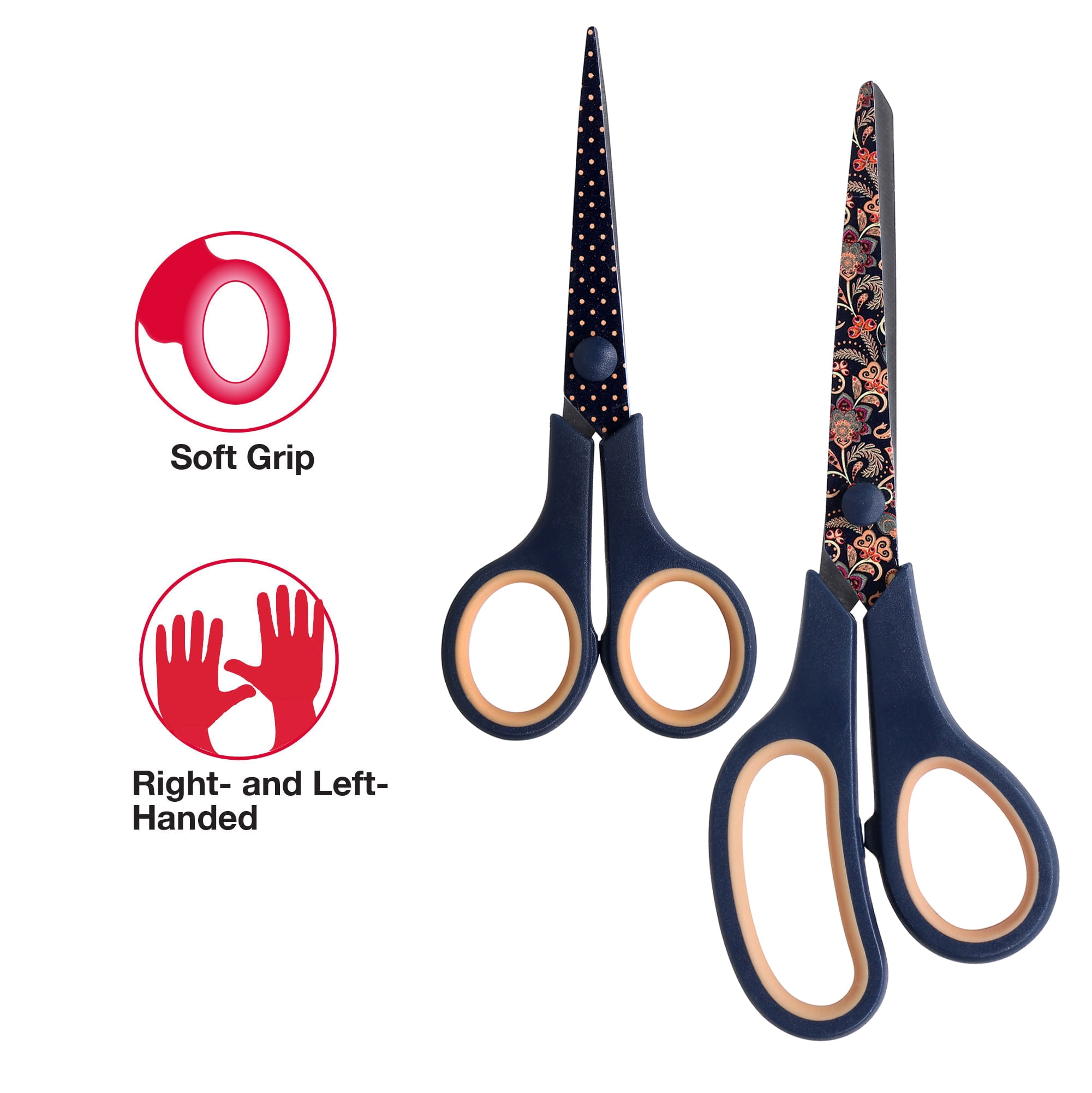 Singer Fabric Scissors With Rubberized Comfort Grip, 8.5-Inch 