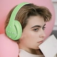 thumbnail image 6 of JOGZMZ Headset Wireless Bluetooth Headset Folding Retractable Macaroon Color Sports Headphones, 6 of 8