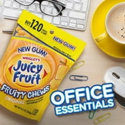 Juicy Fruit Chewing Gum, Value pack - 120 Count Bulk Gum Bag