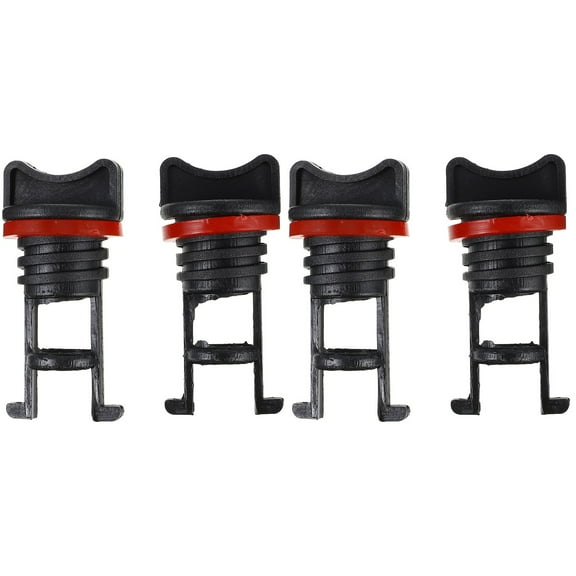 4 Pieces Kayak Rubber Plug Boat Accessory Parts Hole Plugs Light Drain Nylon