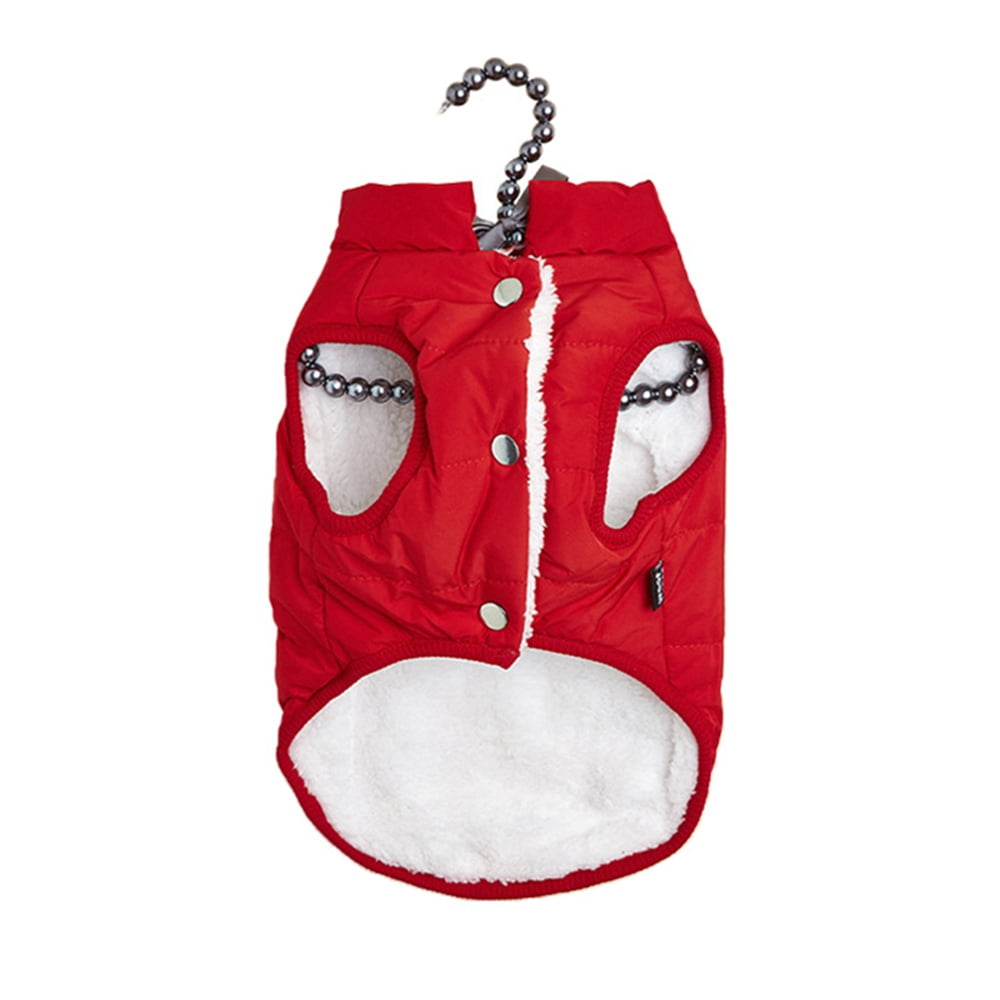 Fleece Dog Winter Coat Premium Waterproof Windproof Double Decker Thick