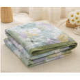 thumbnail image 6 of SeekLGT Washed Cotton Summer Blanket, Breathable Ice Feeling Comforter for Hot Sleeping, Lightweight Ventilated Air Conditioning Quilt for Bedroom Travel, 70 Inch X 78 Inch, 6 of 7