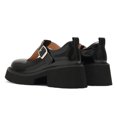 thumbnail image 3 of FSJ Women Classic Round Toe Strap Buckle Mary Jane Pumps Shoes Size 7 Black, 3 of 4