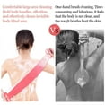 thumbnail image 2 of SHELLTON Silicone Back Scrubber for Shower - 30" Extra Long Large Body Scrubbers for Men&Women, Exfoliating Massage Bath Body Brush, Reduce Cellulite, Improve Circulation, Boost Energy, Pink, 2 of 7