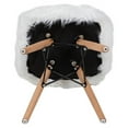 thumbnail image 6 of Bowery Hill Contemporary Shaggy Dog Kids Playroom Accent Chair in White, 6 of 11