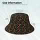 thumbnail image 3 of Fotbe Berries Sombrero Tipo Pescador con Estampado – Sombrero de Sol de Algodón de Moda para Playa, Golf, Pesca, 3 of 6