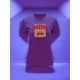 thumbnail image 1 of Playera Blusa De Cerezas Cherries Con Fondo Animal Print Vintage Color Morado Talla Grande Marca Emil SaEs, 1 of 4