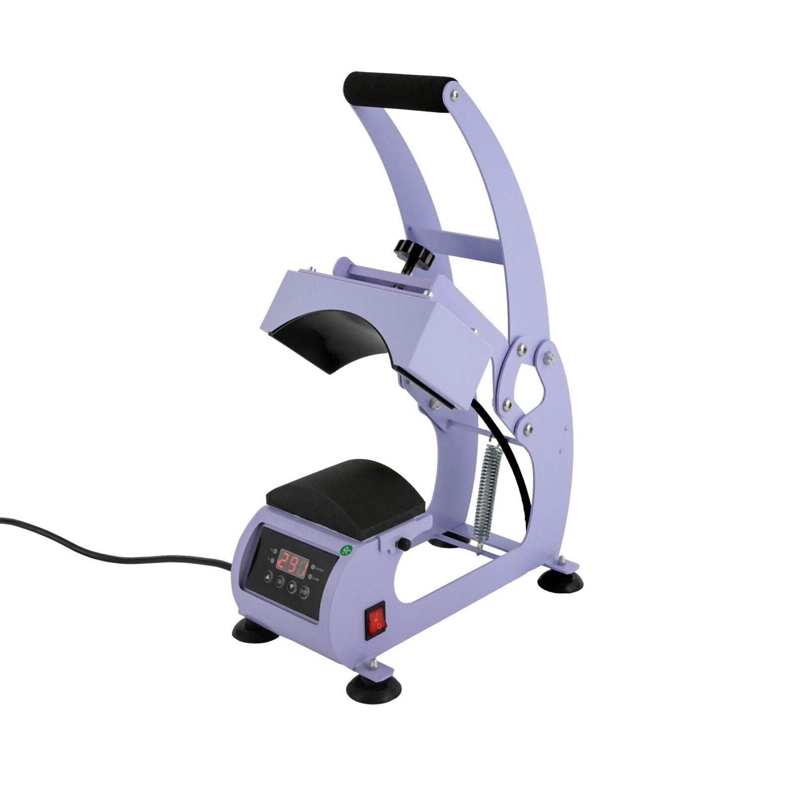 500W 2-in-1 Hat Heat Press Machine W/ Timer Adjustable Temperature