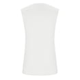 thumbnail image 4 of Men's California Palm Tree Graphic Tank Top with 'Enjoy Every Moment of Life' Quote and Sleeveless Muscle Shirt Featuring Vintage Summer Vibes White XXL, 4 of 4