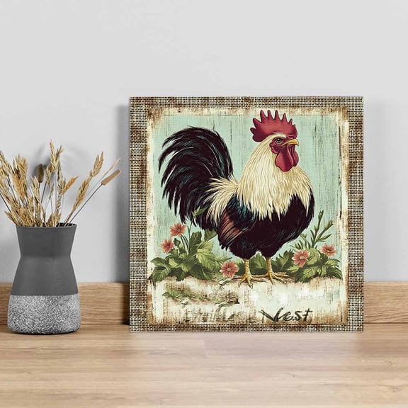 Wall Art Painting on Canvas, Canvas Art Home Prints Wall Art Framed Modern Artwork for Living Room Bedroom Wall Decor 8x8in
