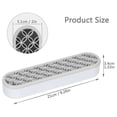 thumbnail image 2 of Caja de almacenamiento de escritorio con rejilla de secado al aire, soporte de silicona para brochas de maquillaje de grado alimenticio no tóxico, soporte de almacenamiento portátil y compacto para, 2 of 5